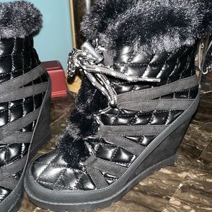 Jessica Simpson platform boots
